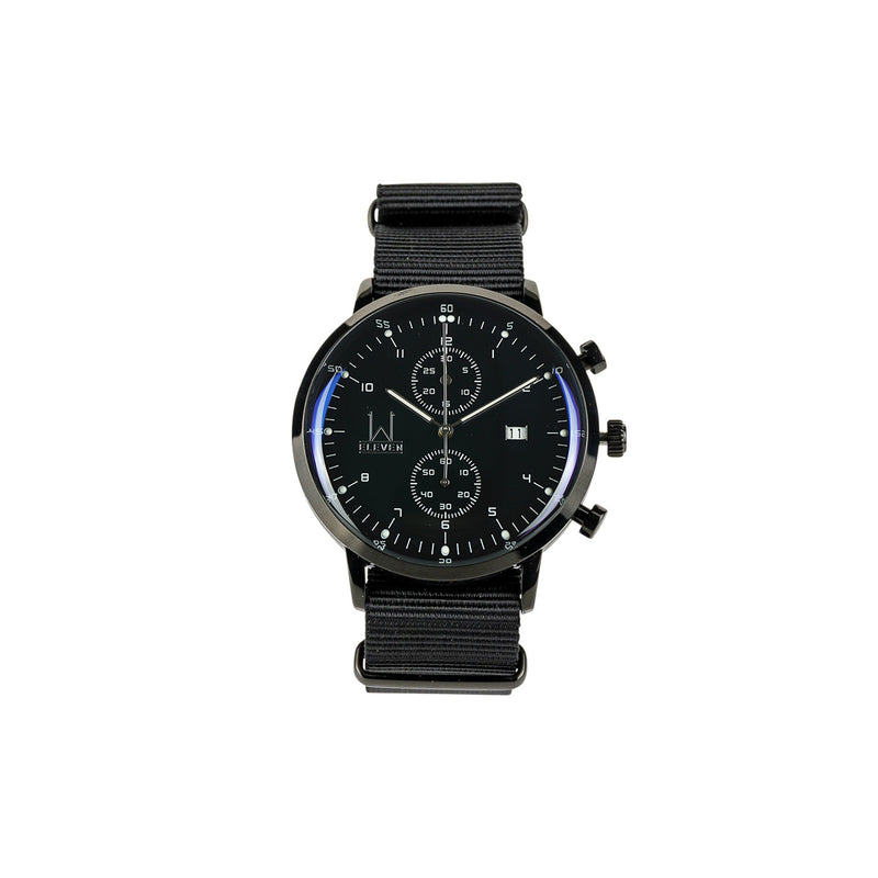 44M2 - Black with Black Case and Black Nato Strap