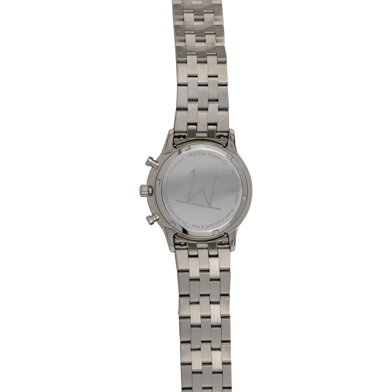 43M1 - Grey with Silver Case and Metal Link Strap